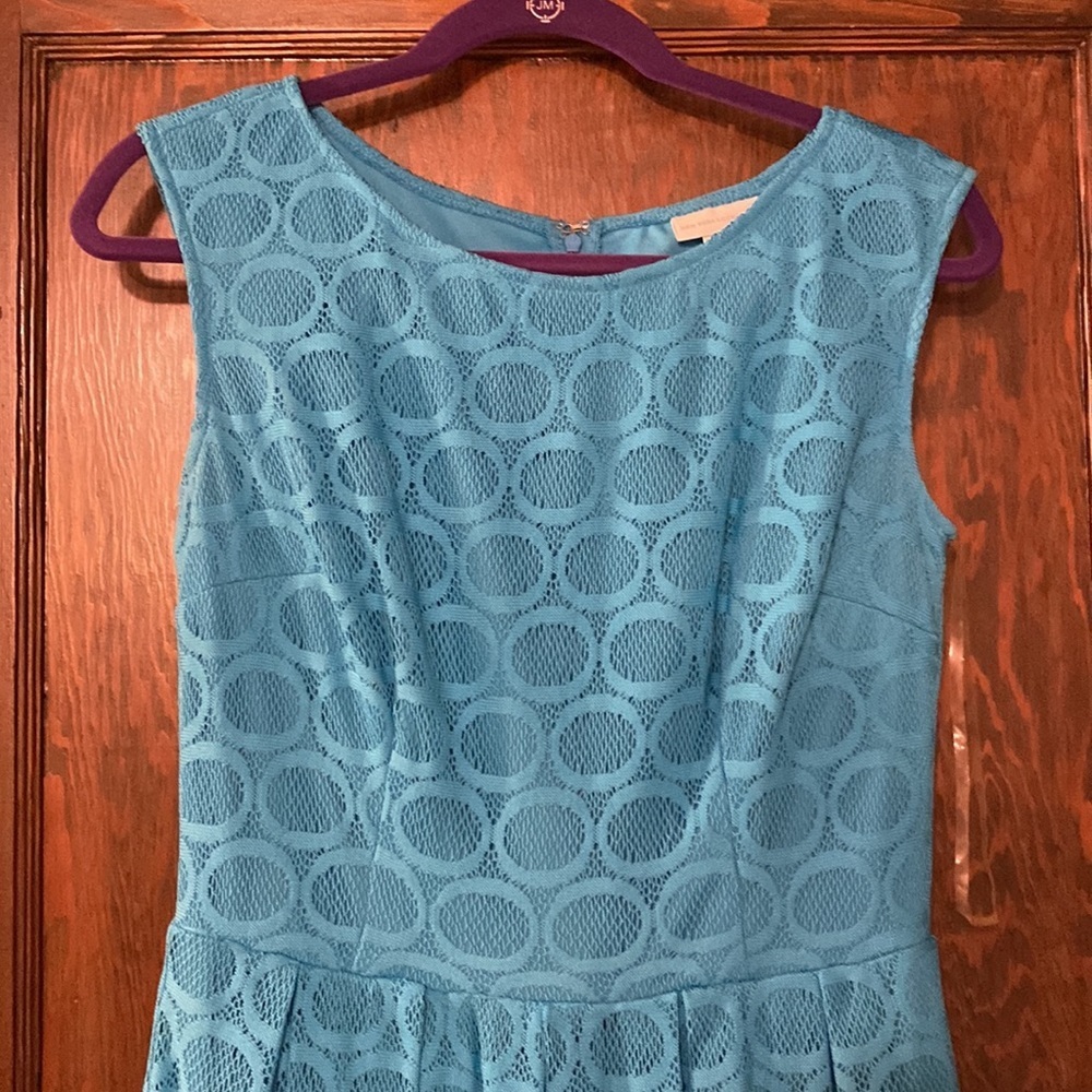 Blue Sleeveless New York and Company Dress - Picture 2 of 11